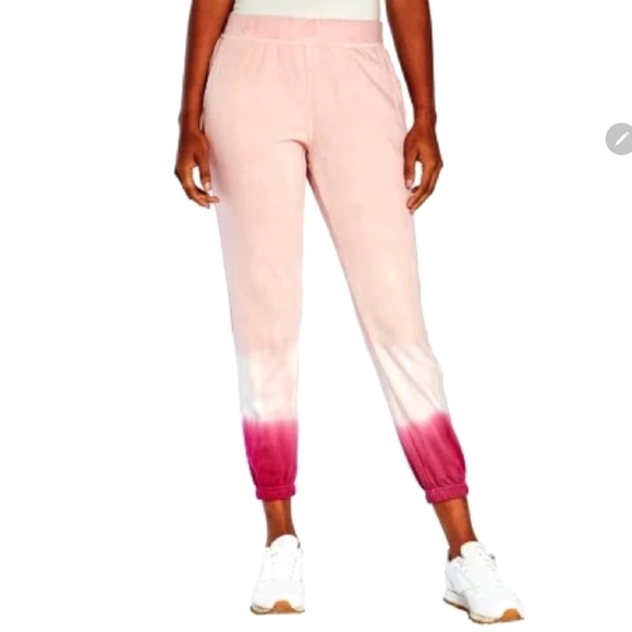 NWT Wildfox Olivia Womens  Peach Circular Tie Dye Joggers - Picture 2 of 6